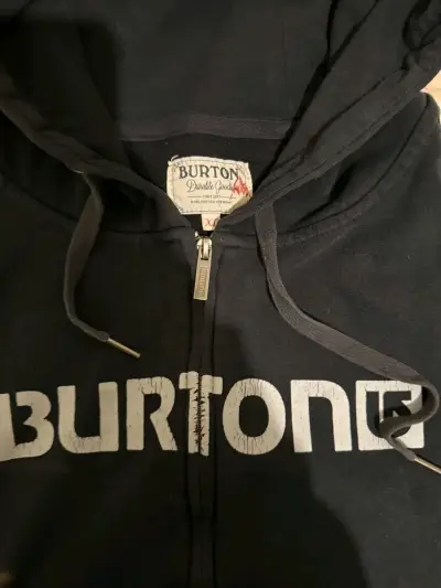 Polerón con capucha Burton negro - miniatura 1