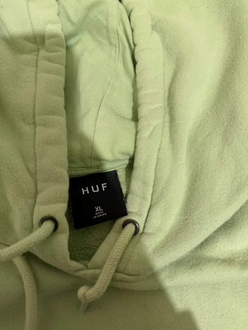 Polerón con capucha HUF verde claro - 2