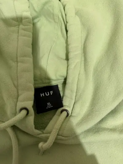 Polerón con capucha HUF verde claro - miniatura 2