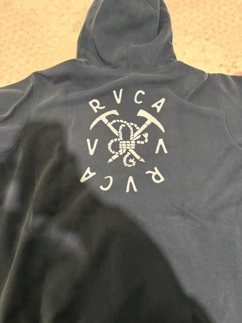 Polerón con capucha RVCA azul oscuro - 2
