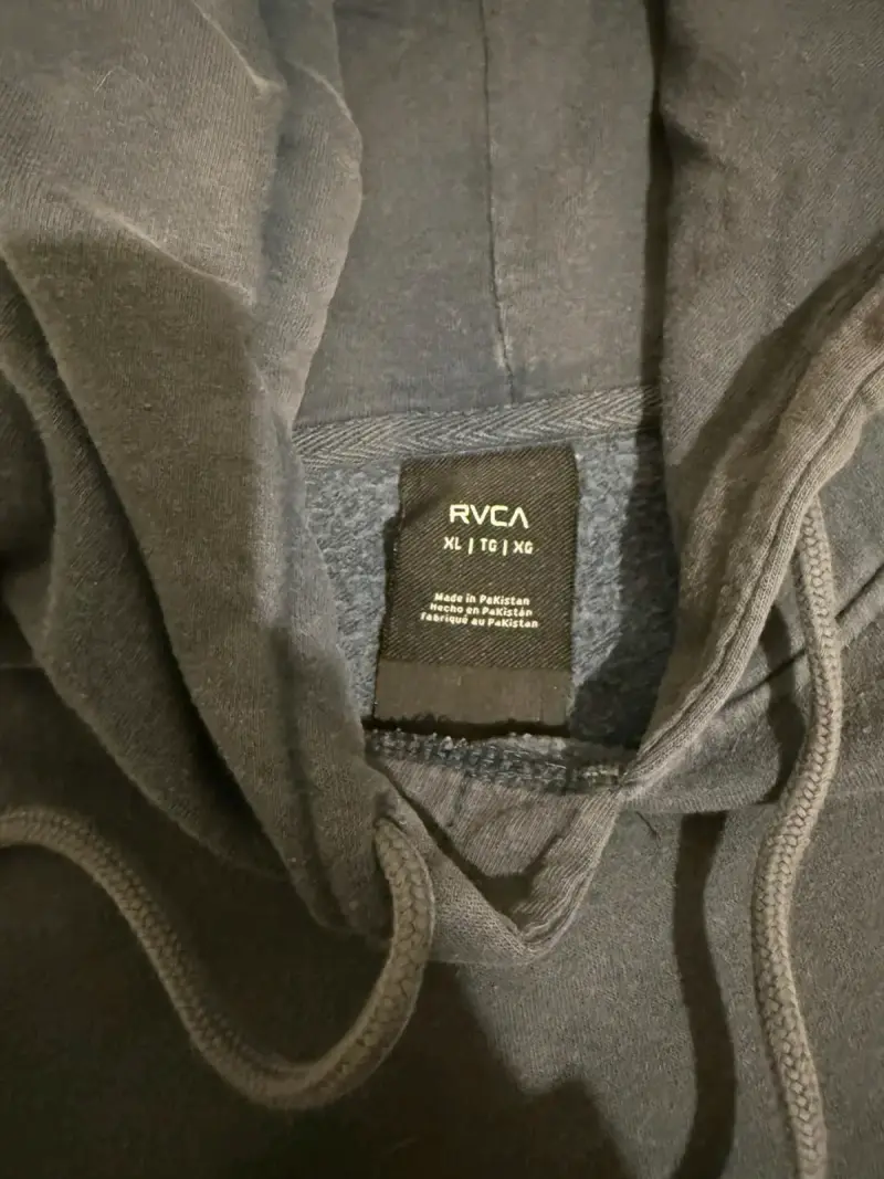 Polerón con capucha RVCA azul oscuro - 3