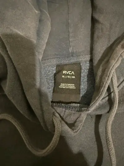 Polerón con capucha RVCA azul oscuro - miniatura 3