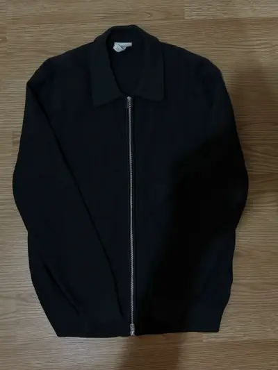 Chaqueta negra de punto hym - miniatura 2