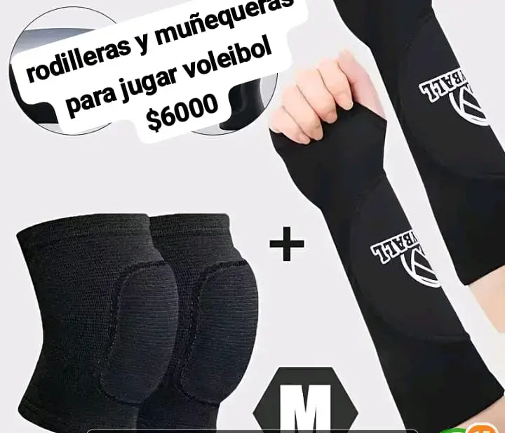 Rodilleras y muñequeras para voleibol talla M
