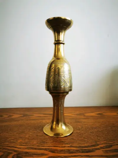 Candelabro de Bronce Indio - miniatura 1