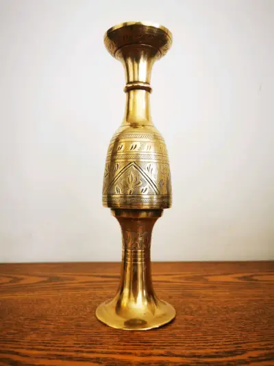 Candelabro de Bronce Indio - miniatura 5