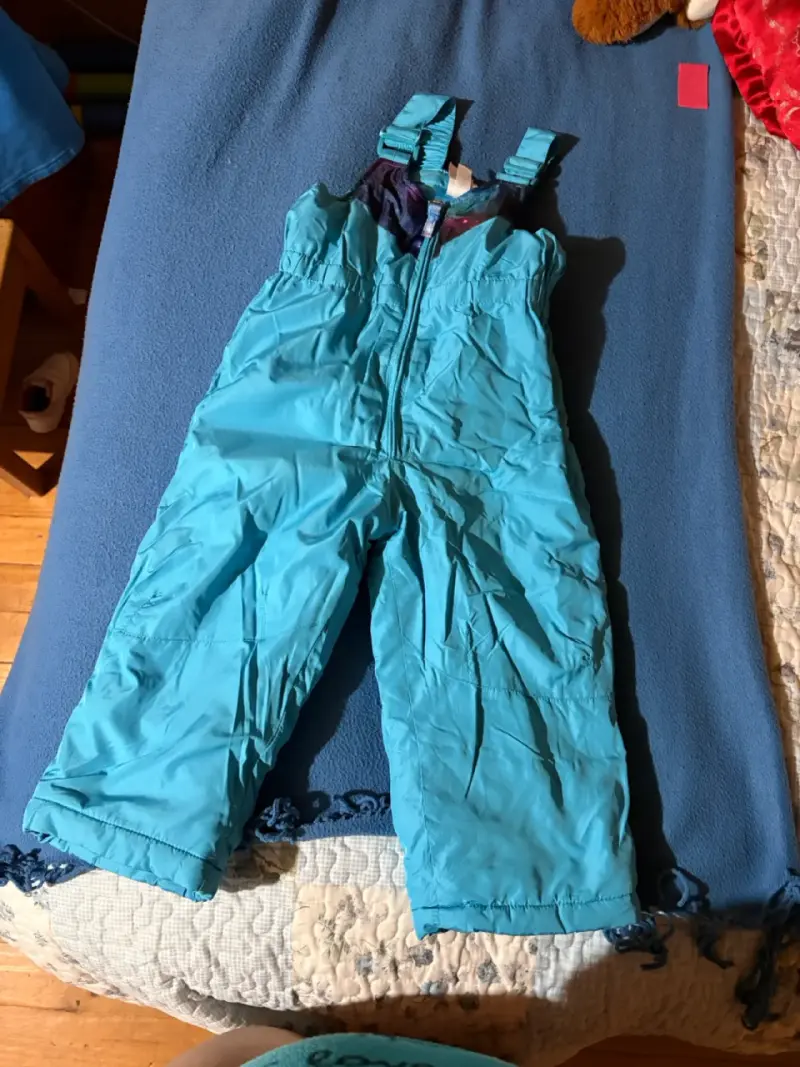 Pantalón de nieve infantil azul - 1