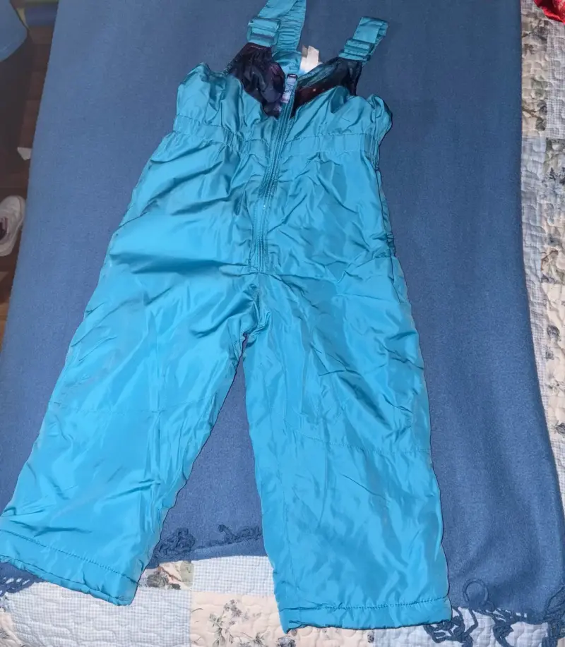 Pantalón de nieve infantil azul - 2