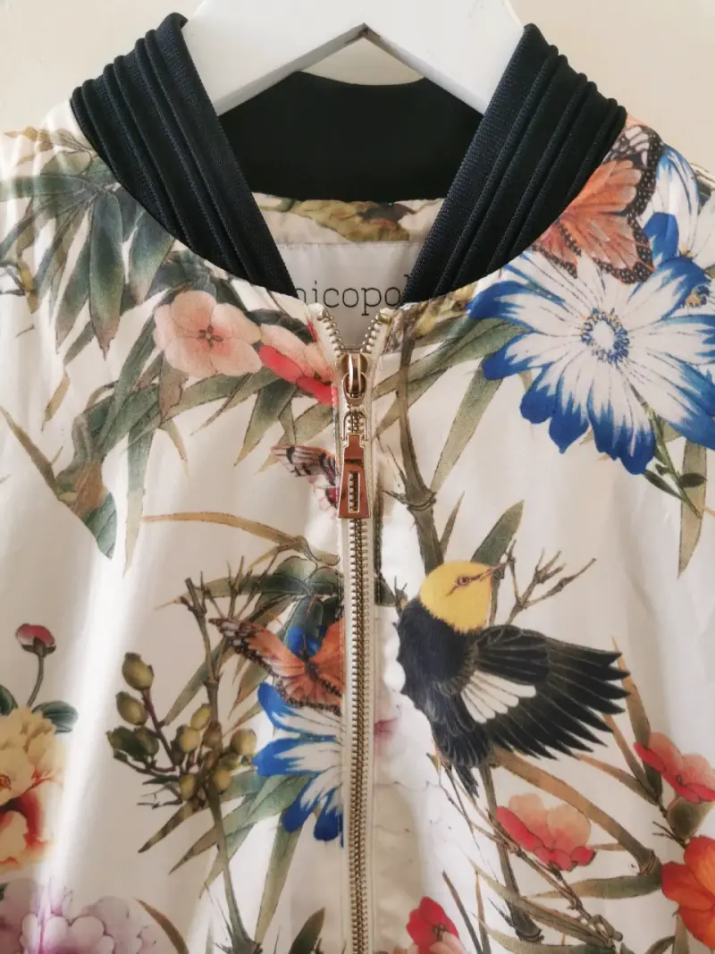 Corta viento floral para mujer - 2