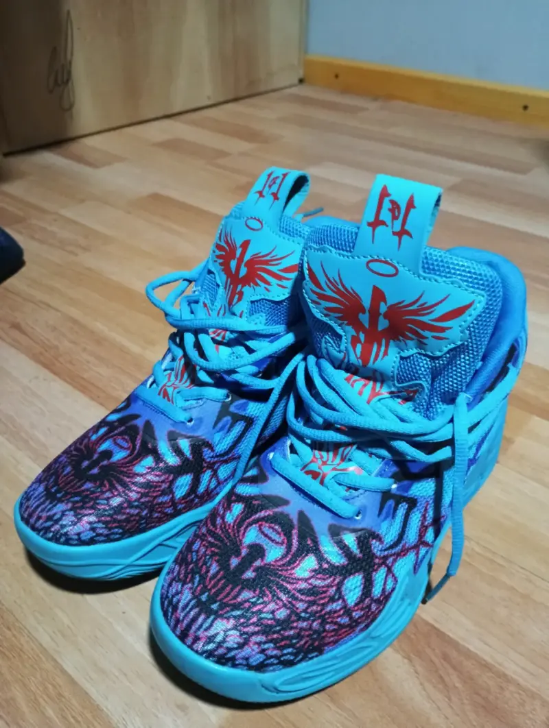 Zapatillas Básquet-Voleibol Azul-Morado / Danweile - 1