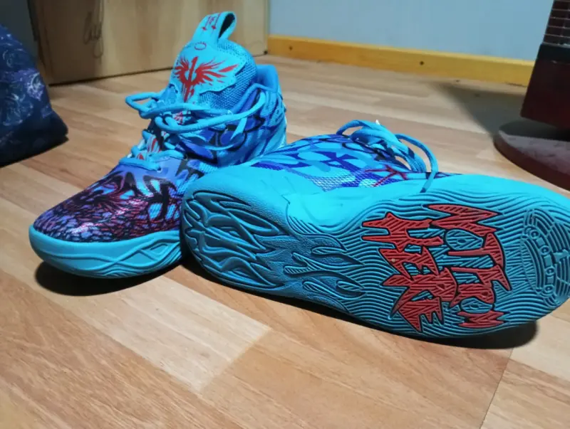 Zapatillas Básquet-Voleibol Azul-Morado / Danweile - 2