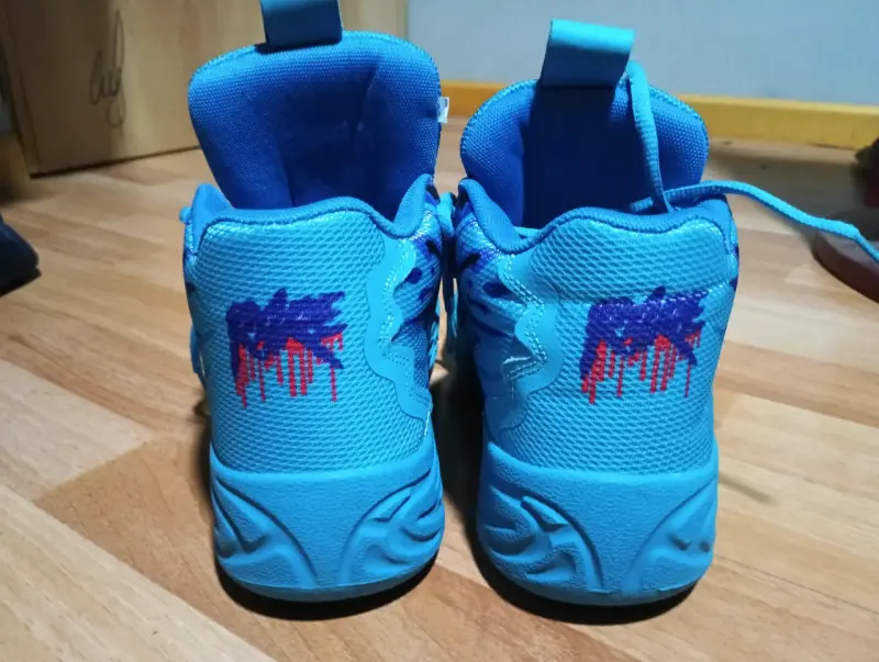 Zapatillas Básquet-Voleibol Azul-Morado / Danweile - 4