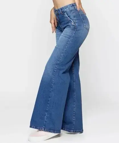 Jeans Wide leg push up NUEVOS - 1