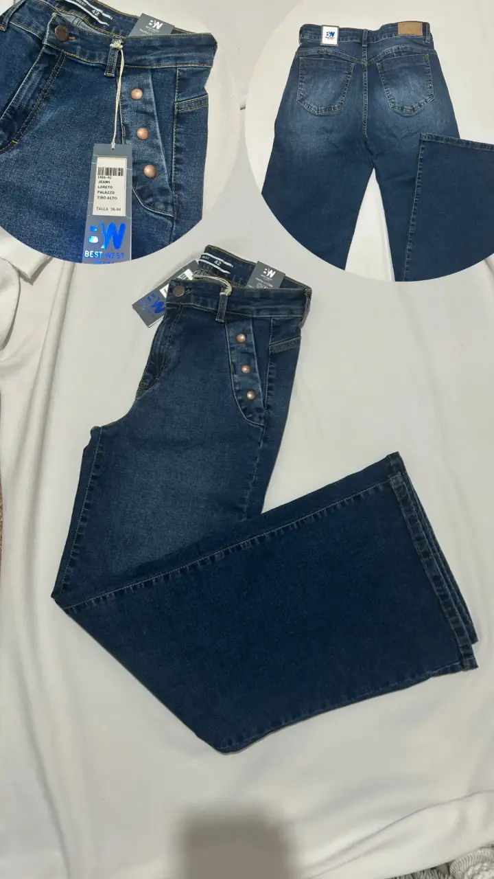 Jeans Wide leg push up NUEVOS - 3