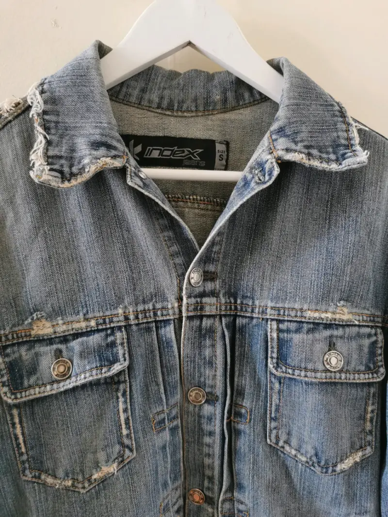 Chaqueta de mezclilla Index desgastada - 5