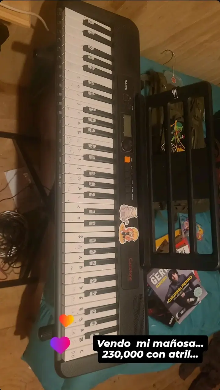 Teclado Casio Casiotone con atril incluido