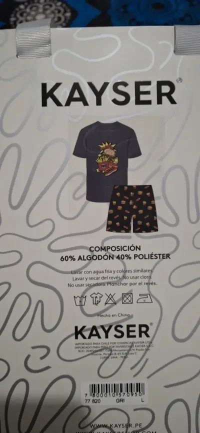 Pijama Kayser para hombre - miniatura 1