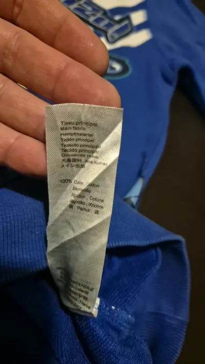 Polerón azul Kenzo con diseño de tigre talla 14 - miniatura 3