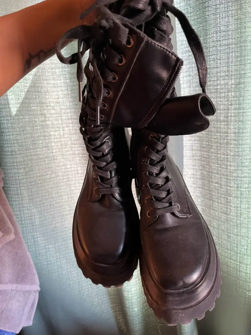 Botas negras de plataforma - 2