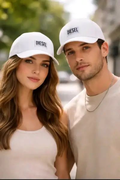 Jockey Diesel Modelo Corry Hat Blanco Original - miniatura 1