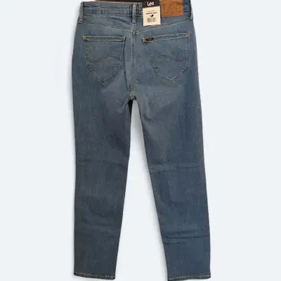 Jeans Lee Pierna Recta Straight Leg Tiro Alto 38 - miniatura 5