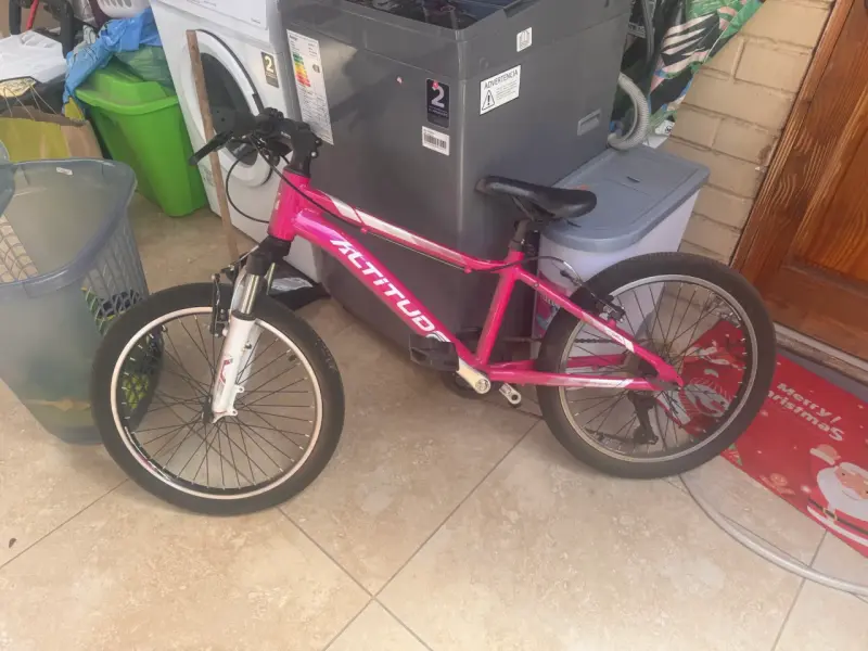 Bicicleta infantil Aettitude rosada - 2