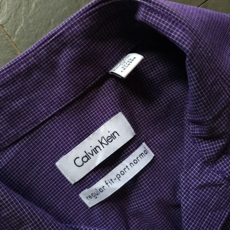 Camisa morada Calvin Klein de hombre - 2