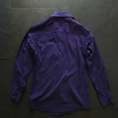 Camisa morada Calvin Klein de hombre - miniatura 4