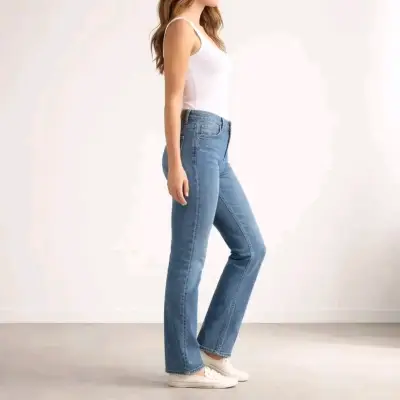Jeans Lee Recto Straight Leg Tiro Medio 38/40 - miniatura 2