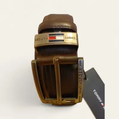 Cinturón Tommy Hilfiger de Cuero Casual Café XXL - miniatura 2