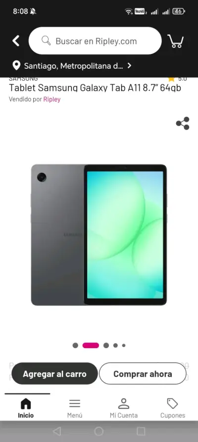 Tablet Samsung Galaxy Tab A 7 8.7" 64GB - miniatura 1