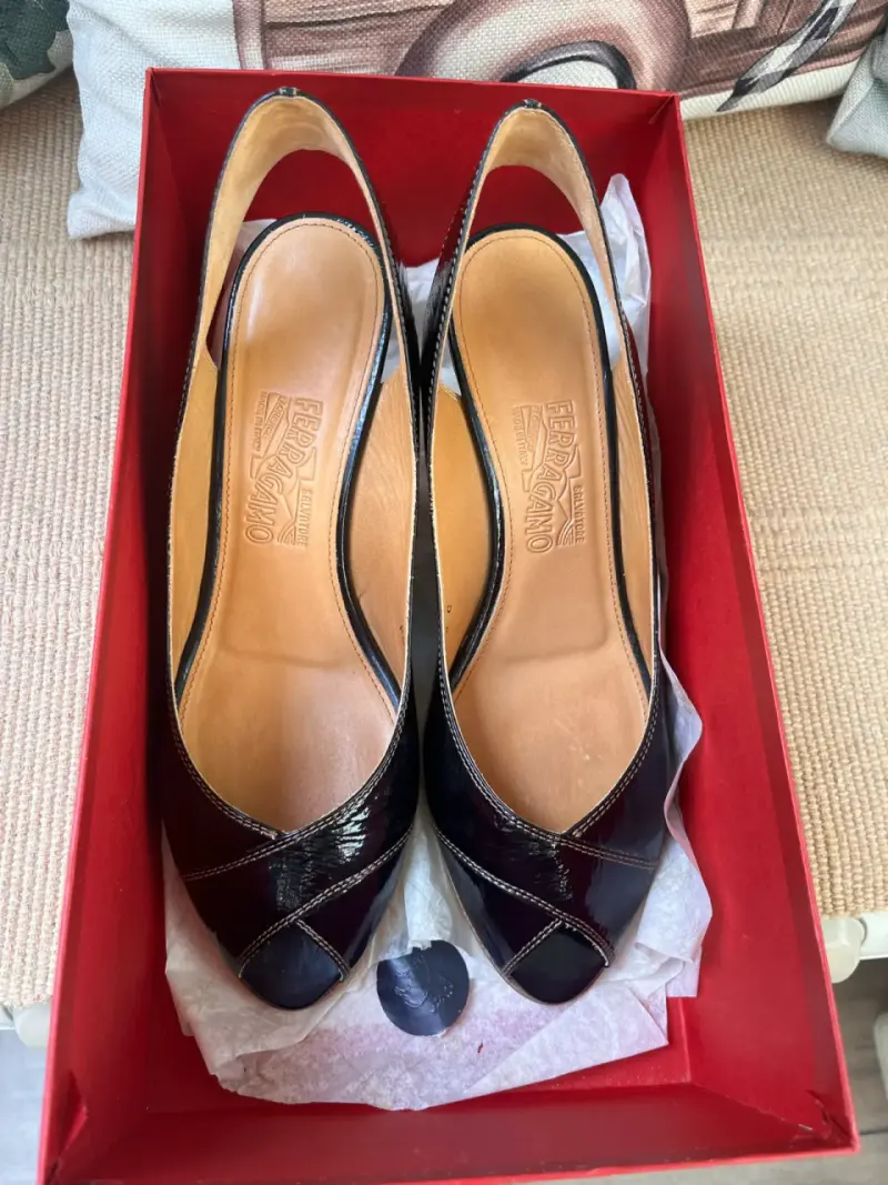 Zapatos Salvatore Ferragamo negros originales - 3
