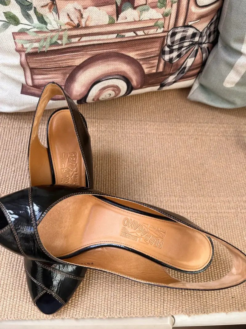Zapatos Salvatore Ferragamo negros originales - 4