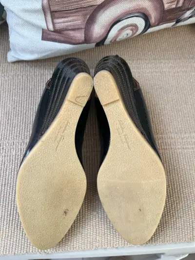 Zapatos Salvatore Ferragamo negros originales - miniatura 5