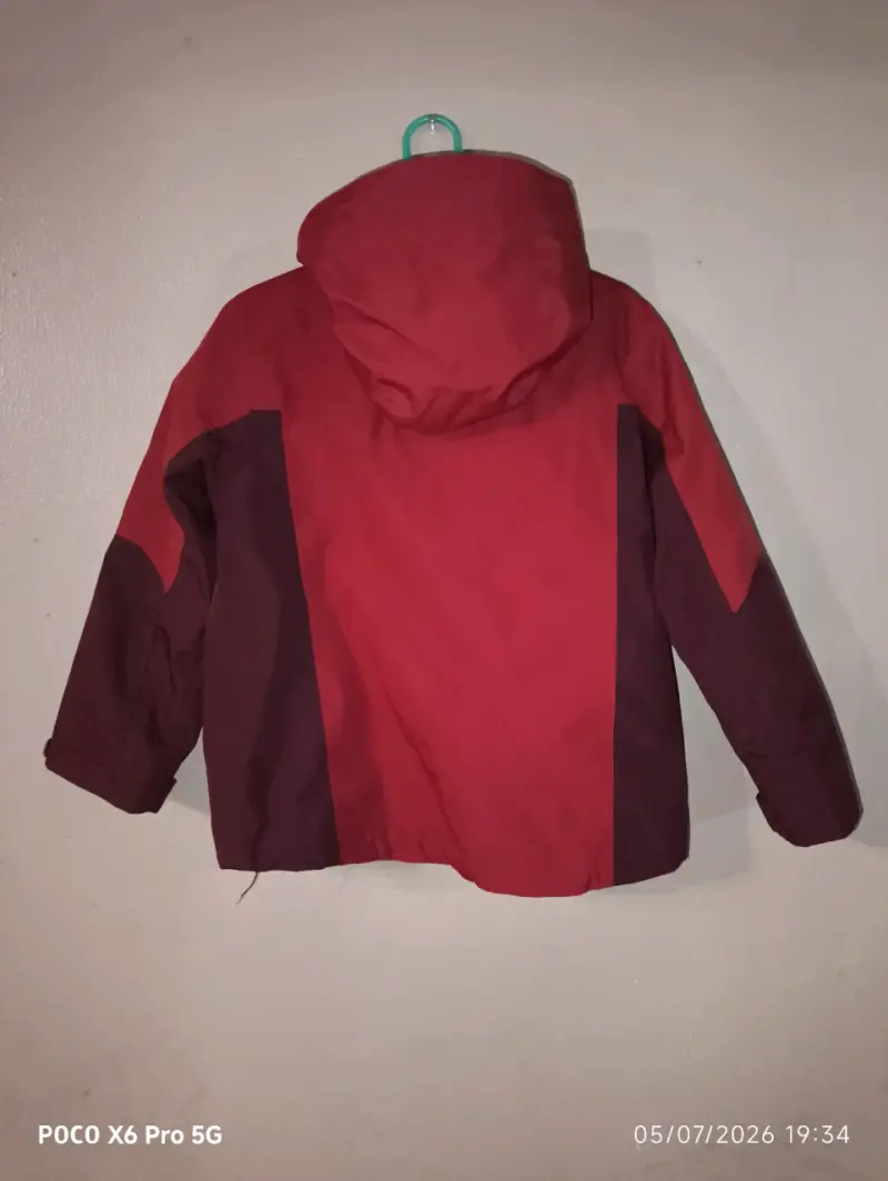 Chaqueta impermeable roja para niños Lippi - 2