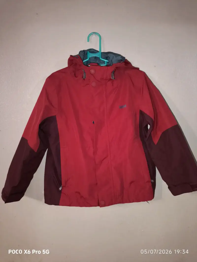 Chaqueta impermeable roja para niños Lippi - 3