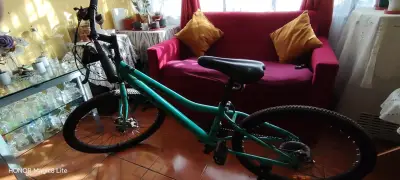 Bicicleta de montaña verde aro 24 - miniatura 1