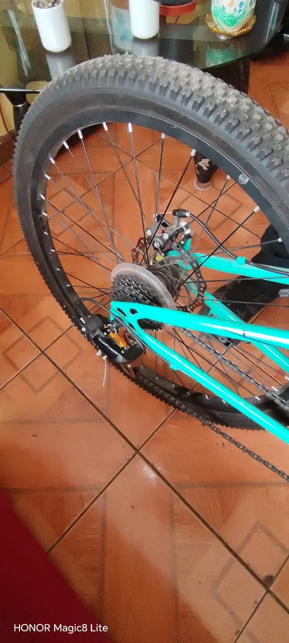 Bicicleta de montaña verde aro 24 - 4