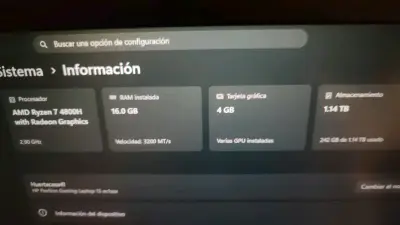 💻 Laptop Gamer HP Pavilion Gaming 15 | Ryzen 7 480 - miniatura 3