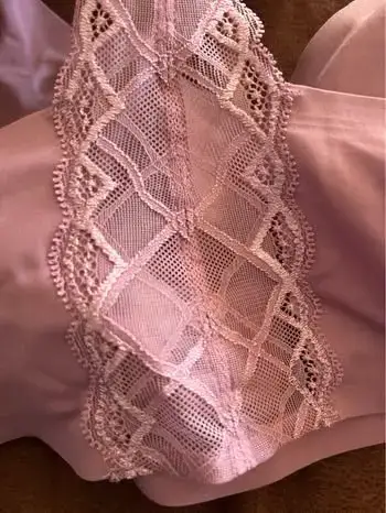 Bralette  rosa con encaje True - miniatura 4