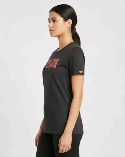 Polera Puma Algodón Logo Gris, Mujer S - miniatura 3