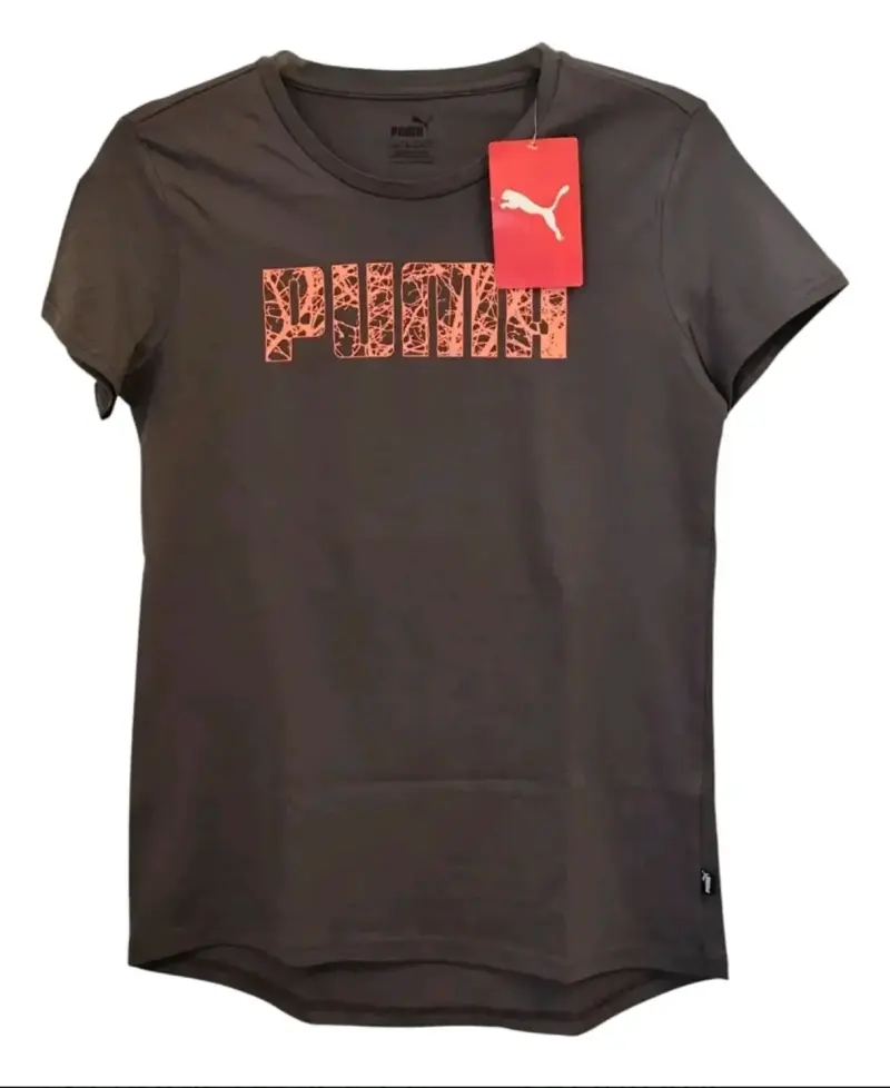Polera Puma Algodón Logo Gris, Mujer S - 4