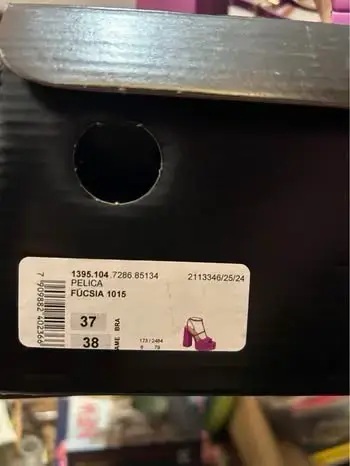 Sandalias de tacón alto fucsia con plataforma - miniatura 4