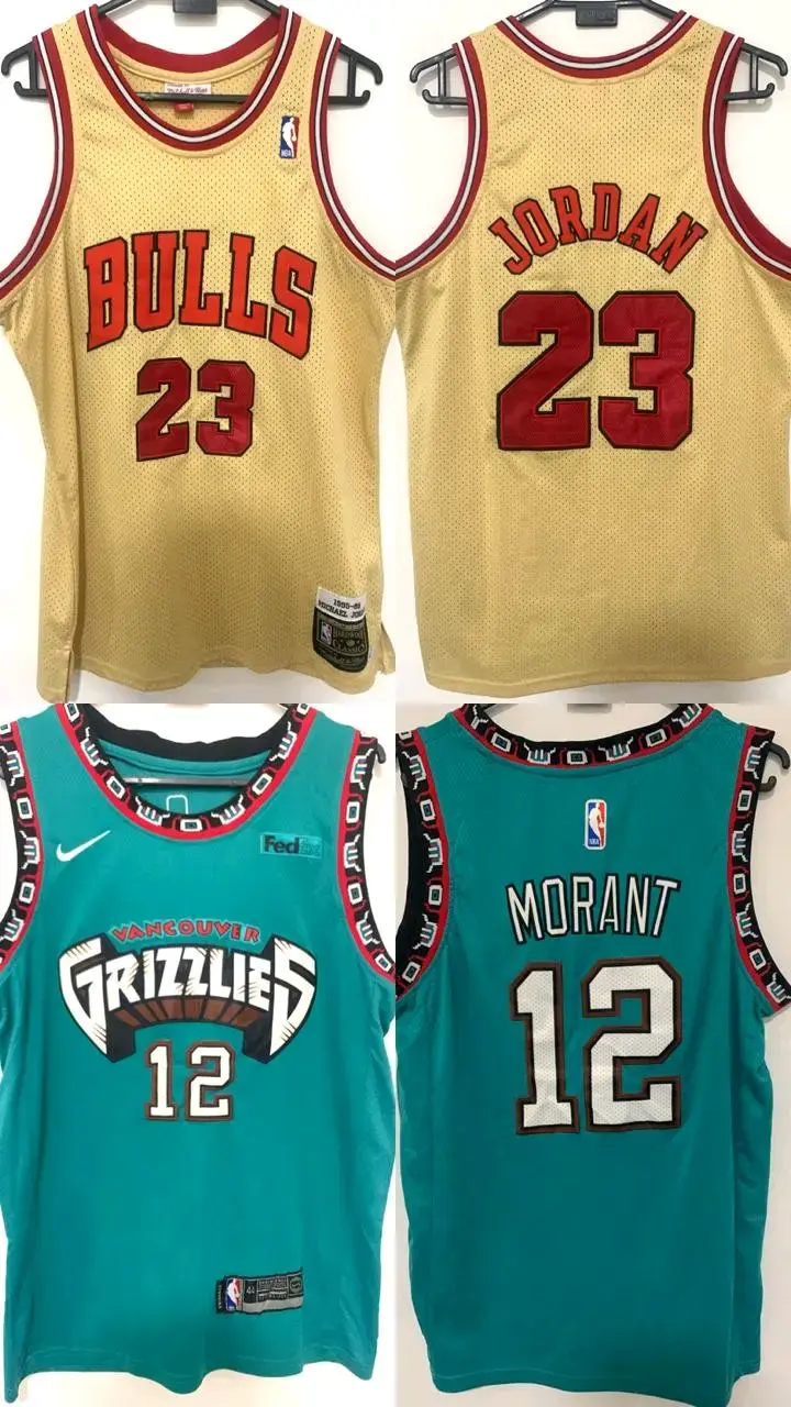 Camisetas NBA Rockets y Raptors retro - 2
