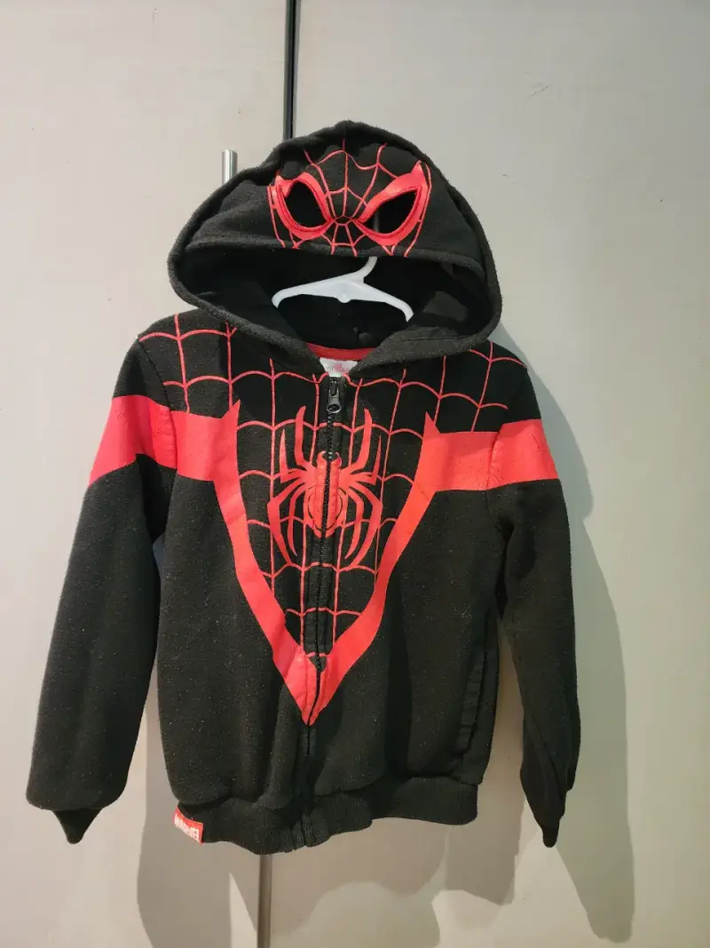 Polerón con capucha de Spider-Man para niños