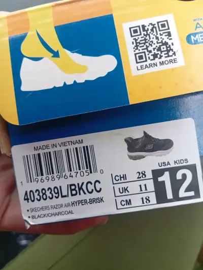 Zapatillas Skechers Razor Air Hyper-Brisk para niños - miniatura 1