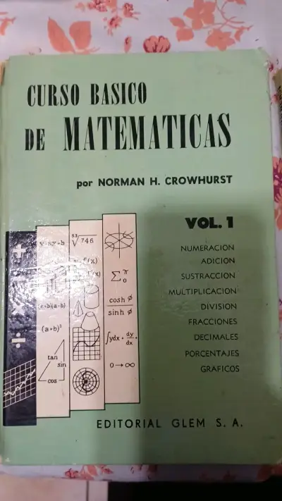 Curso Básico de Matemáticas Vol. 1 y 2 - miniatura 1