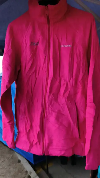 Chaqueta polar Columbia fucsia para mujer - miniatura 2