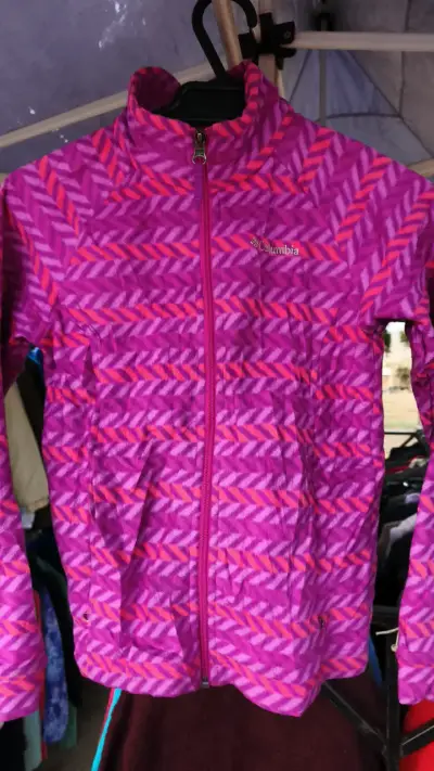 Chaqueta polar Columbia mujer fucsia - miniatura 1