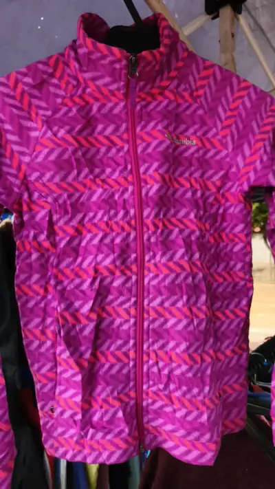 Chaqueta polar Columbia mujer fucsia - miniatura 2